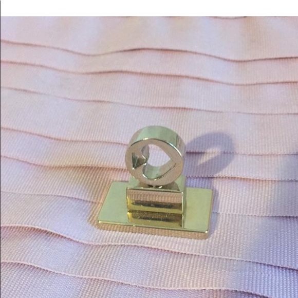 NEW KATE SPADE WEDDING PINK SATIN RUFFLED BAG - Picture 6 of 8